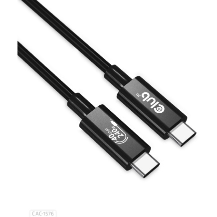 Kabel USB 4.0 C (St) => C (St) 1,0m *Club 3D* 240W 8K60Hz