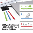 Club 3D SenseVision Adapter USB 3.0 C > Ethernet Gigabit LAN + USB 3.0 + USB Typ C