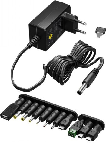 GOOBAY UNIVERSAL POWER SUPPLY 3 V - 12 V, MAX. 7.2 W / 0.6 A