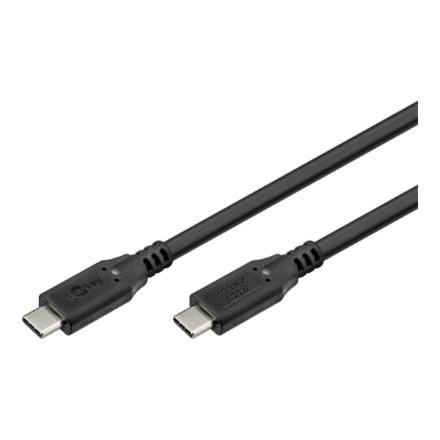 Goobay USB-C™ Cable, USB 3.2, 100 W, 10 Gbit/s, Power Delivery, 2 m, Must | Goobay
