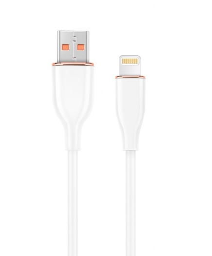 Gembird 8-pin cable charging and data cable, 1.5 m, Valge