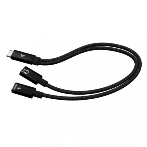 i-tec USB-C Cable Splitter Audio/Data Power Delivery 100W