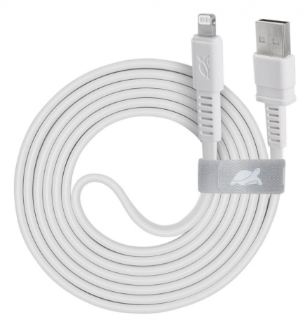 CABLE USB-A TO LIGHTNING 1.2M/Valge PS6008 RIVACASE