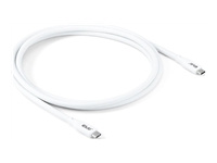 CLUB 3D USB4 Type-C cable 20 Gbps/4K60Hz/PD 240W 48V/5A Valge 2m