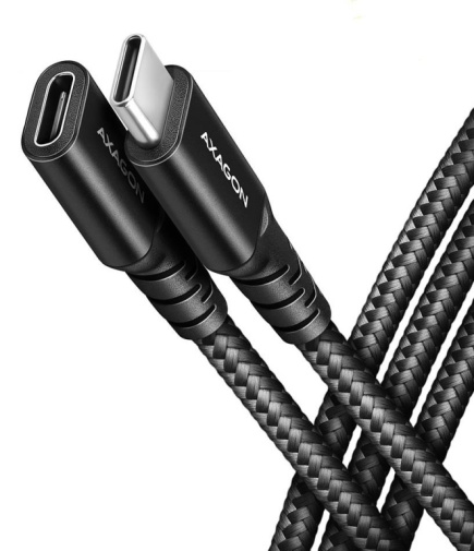 CABLE USB-C EXTENSION 0.5M/Черный BUCM32-CF05AB AXAGON