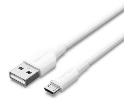 CABLE USB2.0 TO MICRO-B/1M Белый CTIWF VENTION