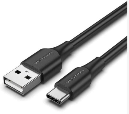 CABLE USB-C TO USB2.0/1M Черный CTHBF VENTION