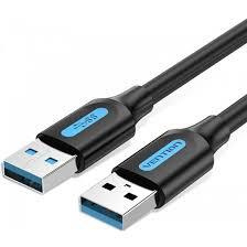 CABLE USB3.0 MALE TO MALE/0.5M Черный CONBD VENTION