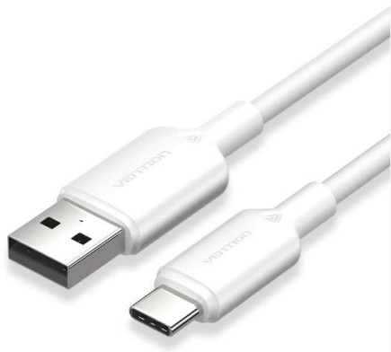 CABLE USB-C TO USB2.0/1M Valge CTQWF VENTION