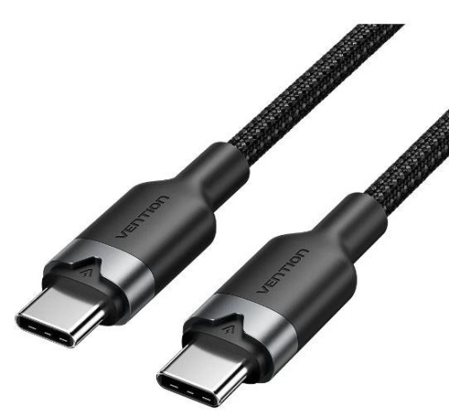 CABLE USB-C TO USB-C/2M Черный TRDBH VENTION