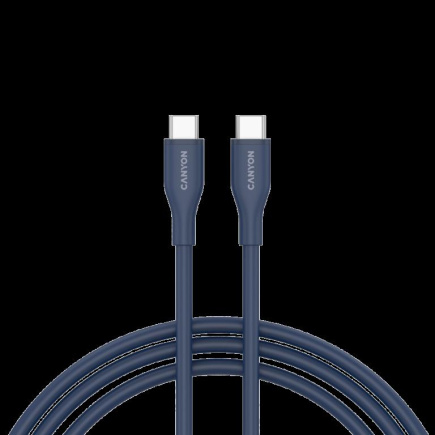 CANYON cable CC60SC10 C-C 60W 1m Silicon Dark blue