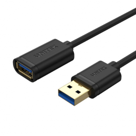 Unitek Y-C458GBK - USB extension cable - USB Type A (M) to USB Type A (F) - USB 3.0 - 1.5 m - black 