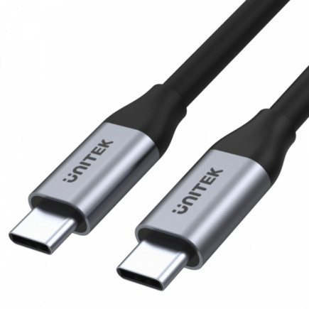 Unitek USBC Cable PD 100W 5Gbps 4K60, 2m, M/M; C14091AB