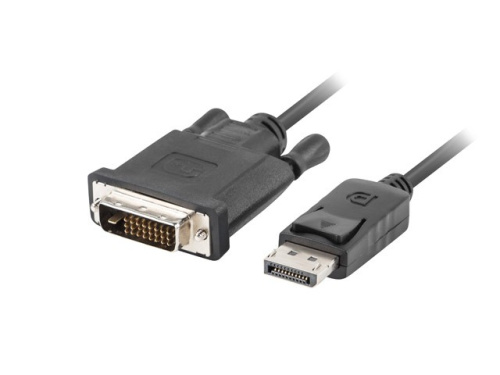 Lanberg Cable DisplayPort - DVI -D M/M 1m Черный