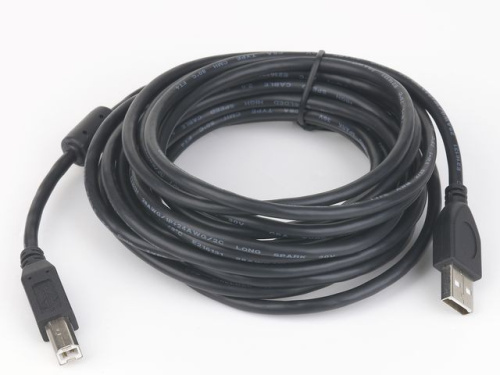 Gembird Cable USB 2.0 AM-BM 1.8m (with ferrite) Black