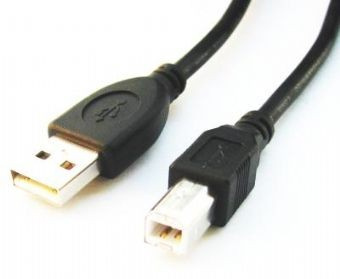 Gembird CABLE l USB 2.0 l AB AM-BM 3m Черный