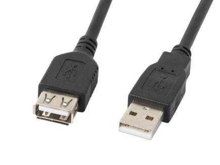 Lanberg Extension cable USB 2.0 AM-AF Черный 5M