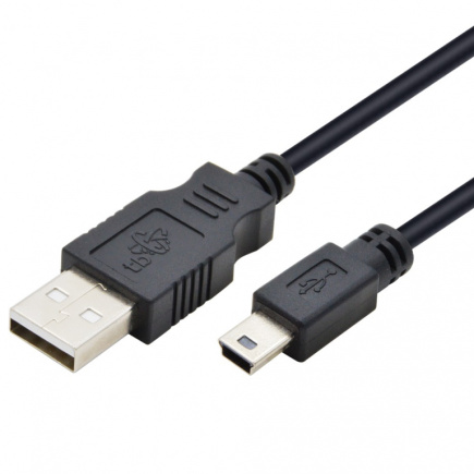 TB Cable USB - Mini USB 1m. Черный