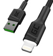 Green Cell Cable Ray USB-Lightning 200cm, LED backlight