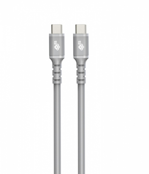 TB USB C - USB C cable 1 m. silicone grey
