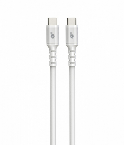 TB USB C - USB C cable 1m. silicone Белый