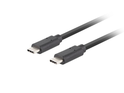 Lanberg Cable USB-C M/M 3.1 gen 2 1M 10GB/S PD100W Черный