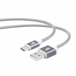 TB Cable USB - USB C 1.5 m gray tape premium