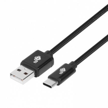 TB USB - USB C 3 m. cable tape Черный