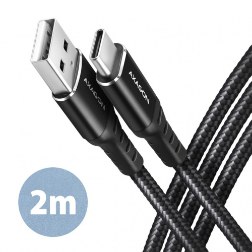 AXAGON AXAGON BUCM-AM20AB cabl e USB-C USB-A, 2m