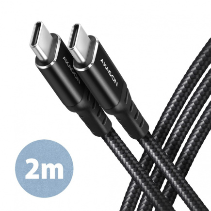 AXAGON AXAGON BUCM-CM20AB cabl e USB-C USB-C 2.0m AXAGON AXAGON BUCM-CM20AB cabl e USB-C USB-C 2.0m