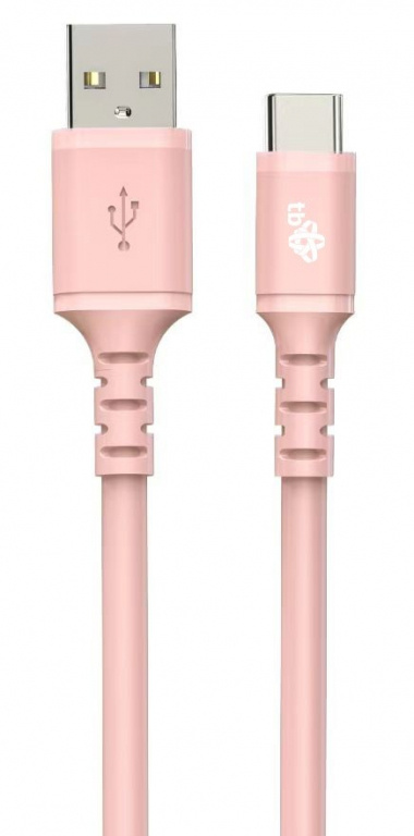 TB Cable USB - USB C 1 m silicon pink