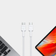 Green Cell PowerStream USB-C to USB-C cable 2m, PD 60W, QC 3.0, Белый