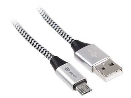 Tracer Cable USB 2.0 AM-micro 1m Черный-silver