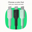 Green Cell Cable USB-C-USB-C PowerStream 100W braid 1,2m Белый