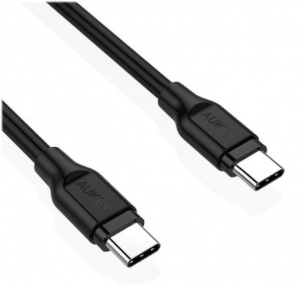 AUKEY Cable CB-CC1P OEM PVC Power Delivery PD USB C - USB C | 1m | 5 Gbps | 3A | 60W PD | 20V AUKEY Cable CB-CC1P OEM PVC Power Delivery PD USB C - USB C | 1m | 5 Gbps | 3A | 60W PD | 20V