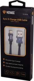 YENKEE Cable USB A-USB C 1m