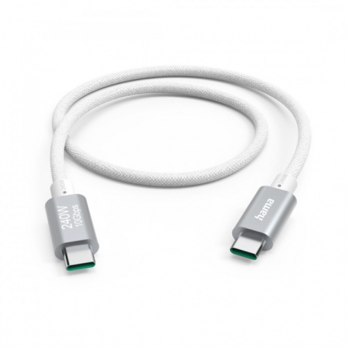 Hama 240W USB cable USB C-C 1,5m White
