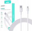 AUKEY AUKEY CB-NAC1 Белый Nyl on cable USB C - USB A