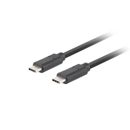Lanberg USB-C 3.1 Gen 2 Cable, 10GB/s PD100W, 1 m | CA-CMCM-32CU-0010-BK | USB Type-C to USB Type-C Lanberg USB-C 3.1 Gen 2 Cable, 10GB/s PD100W, 1 m | CA-CMCM-32CU-0010-BK | USB Type-C to USB Type-C