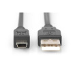 Digitus Connection Cable, 1.8 m | AK-300108-018-S | USB Type A to USB Mini B