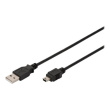 Digitus Connection Cable, 1.8 m | AK-300108-018-S | USB Type A to USB Mini B