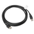 Lanberg USB-A 2.0 Cable, 3 m | CA-USBE-10CC-0030-BK | USB Type-A to USB Type-A