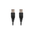 Lanberg Cable USB-A 2.0 | CA-USBA-20CU-0018-BK | USB Type-A to USB Type-A