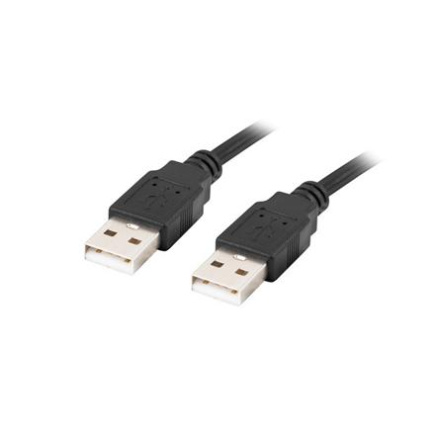 Lanberg Cable USB-A 2.0 | CA-USBA-20CU-0018-BK | USB Type-A to USB Type-A