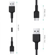 AUKEY CB-CA2 OEM nylon Quick Charge USB C-USB