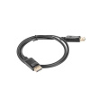Lanberg DisplayPort Cable 19 Pin V1.2 4K, 1M | CA-DPDP-10CC-0010-BK | DisplayPort to DisplayPort