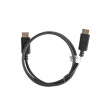 Lanberg DisplayPort Cable 19 Pin V1.2 4K, 1M | CA-DPDP-10CC-0010-BK | DisplayPort to DisplayPort