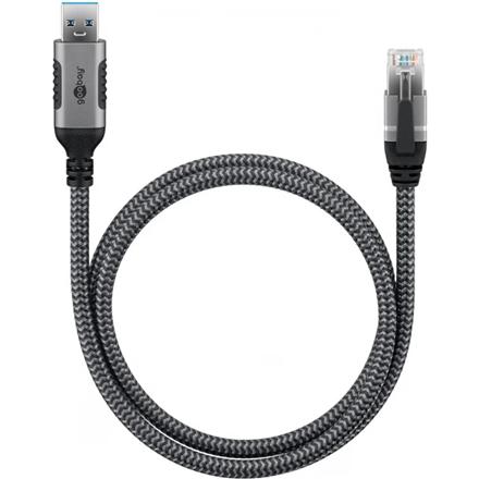 Goobay USB-A 3.0 to RJ45 Ethernet Cable, 1 m | 70299 70299