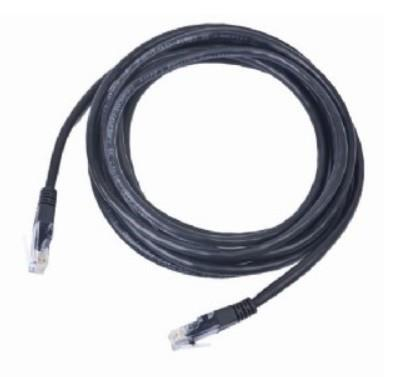 PATCH CABLE CAT5E UTP 5M/BLACK PP12-5M/BK GEMBIRD