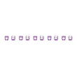 Digitus | Color clips for Patch cable | A-CC-VI | Violet A-CC-VI